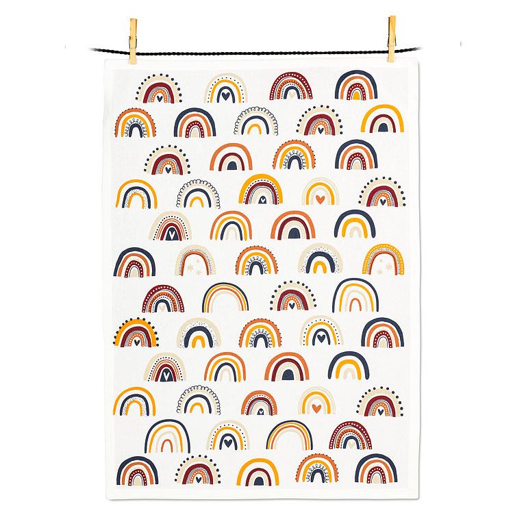 Bohemian Rainbows Kitchen Towel – Kitchen Linens gift Montreal Villeray Urban Palate