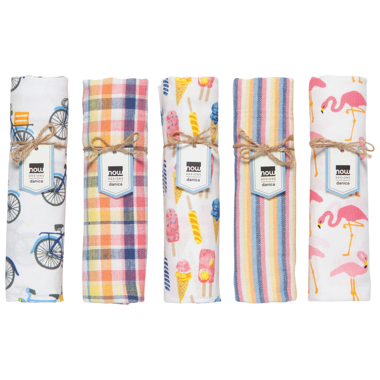 Dishcloth - Fun in the Sun Theme – Kitchen Linens gift Montreal Villeray Urban Palate