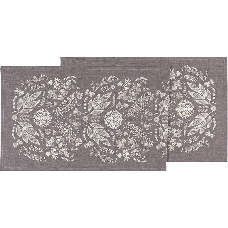 Table Runner Laurel Print 13" x 72" – Kitchen Linens gift Montreal Villeray Urban Palate