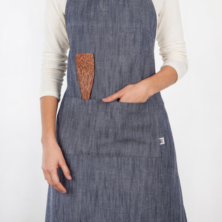 Renew Denim Apron – Kitchen Linens gift Montreal Villeray Urban Palate