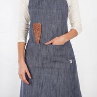 Renew Denim Apron – Kitchen Linens gift Montreal Villeray Urban Palate