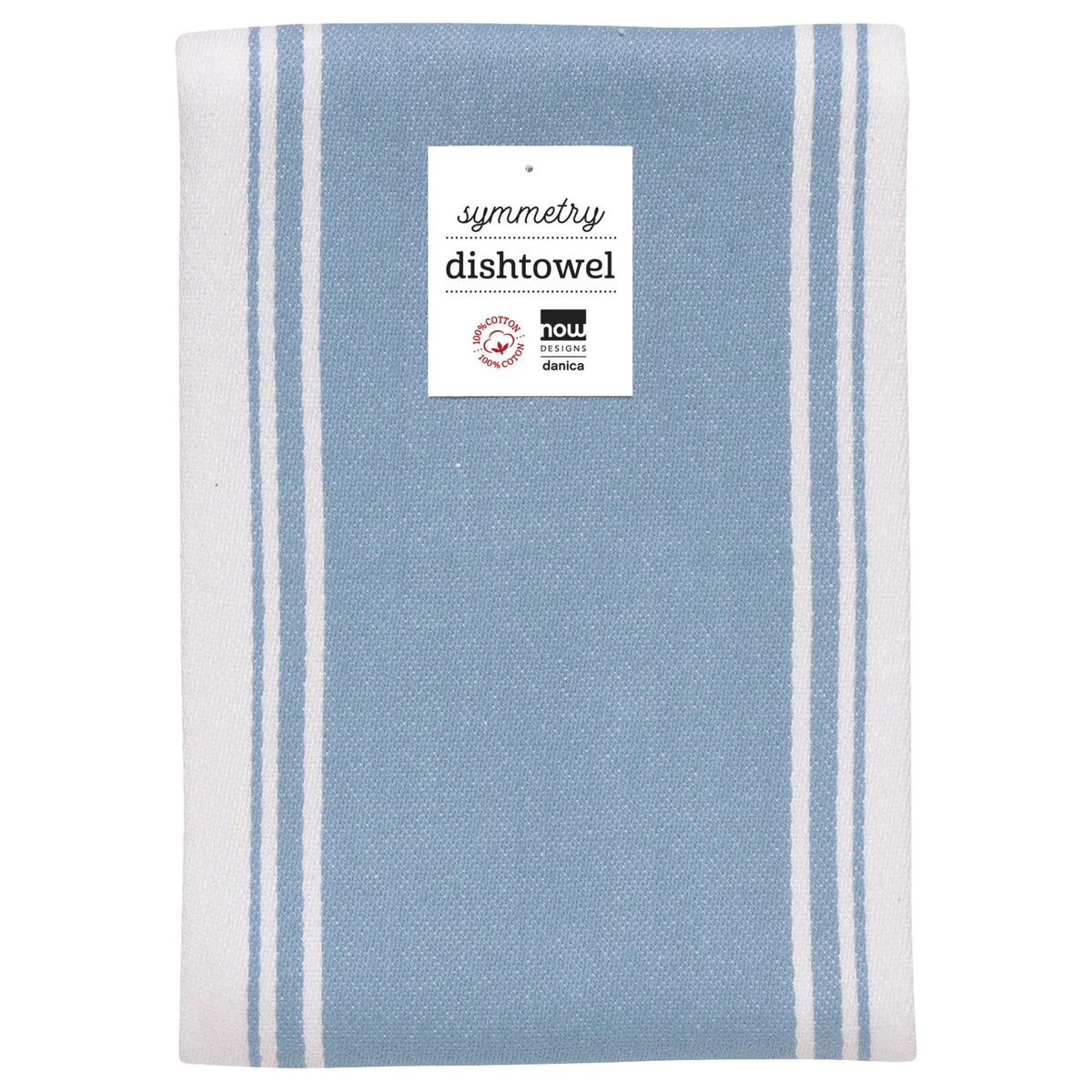 Slate Blue Symmetry Dishtowel