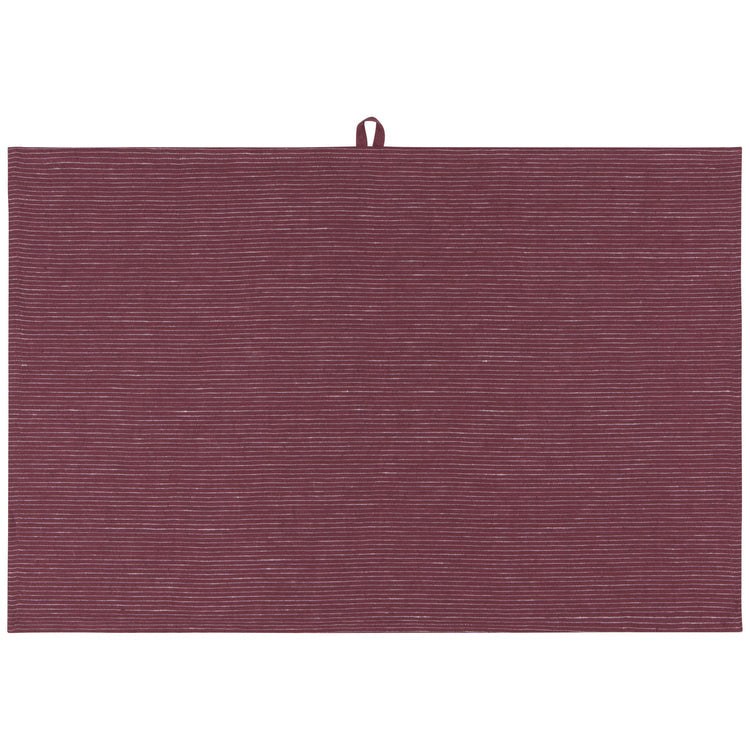 Wine Pinstripe Linen Dishtowel – Kitchen Linens gift Montreal Villeray Urban Palate