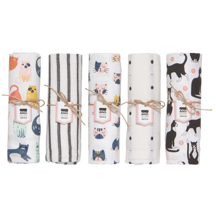 Dish towel - Cats – Kitchen Linens gift Montreal Villeray Urban Palate
