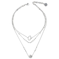 Helios Silver Layered Beads & Medallions Necklace – Gift Set gift Montreal Villeray Urban Palate