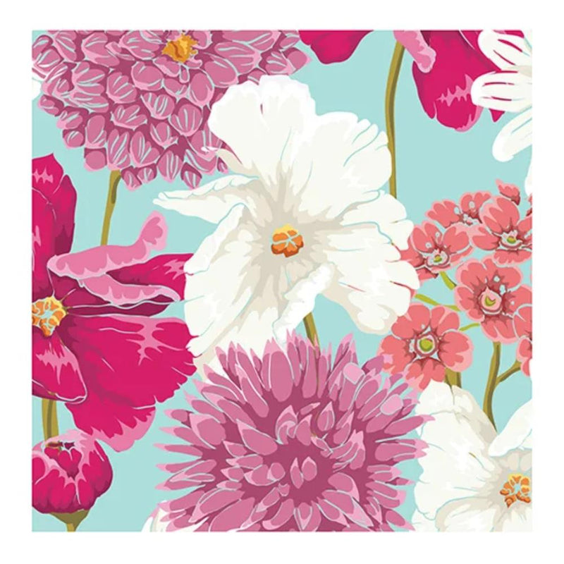 Bold Floral Paper Napkins - 20 Pack – Kitchen Linens gift Montreal Villeray Urban Palate