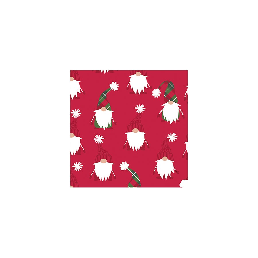 Gnome Cocktail Napkin 20 Pack Red – Holiday Décor gift Montreal Villeray Urban Palate