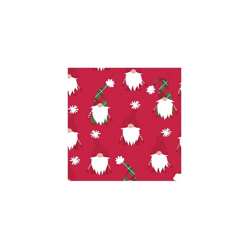 Gnome Cocktail Napkin 20 Pack Red – Holiday Décor gift Montreal Villeray Urban Palate