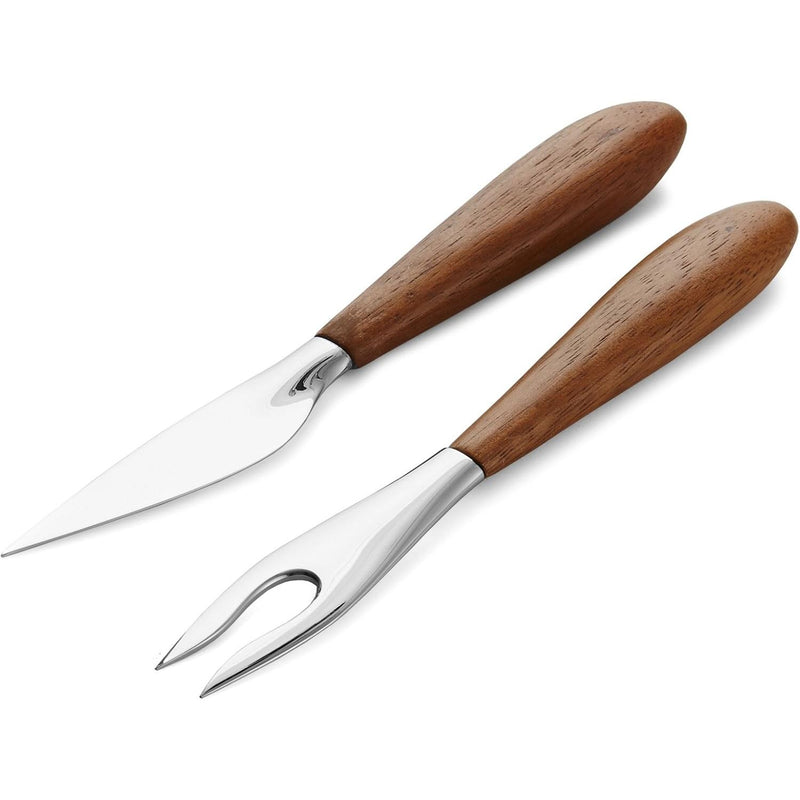 Curvo Cheese Set - Cheese Knife and Fork – Tableware gift Montreal Villeray Urban Palate