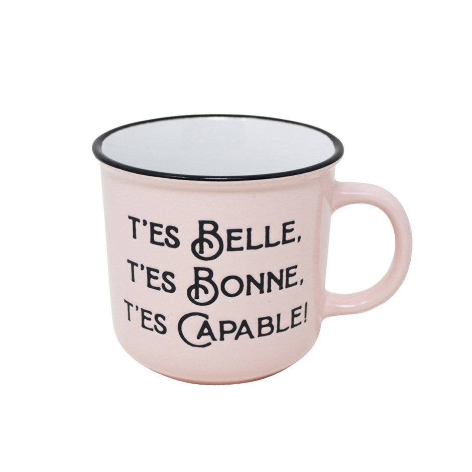 Belle Bonne Capable Mug 14 oz – Drinkware gift Montreal Villeray Urban Palate
