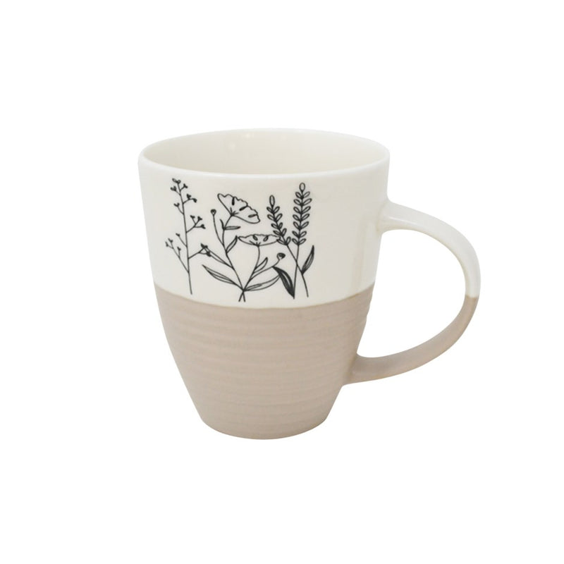 Flowers Mug - Nude 320ml – Drinkware gift Montreal Villeray Urban Palate