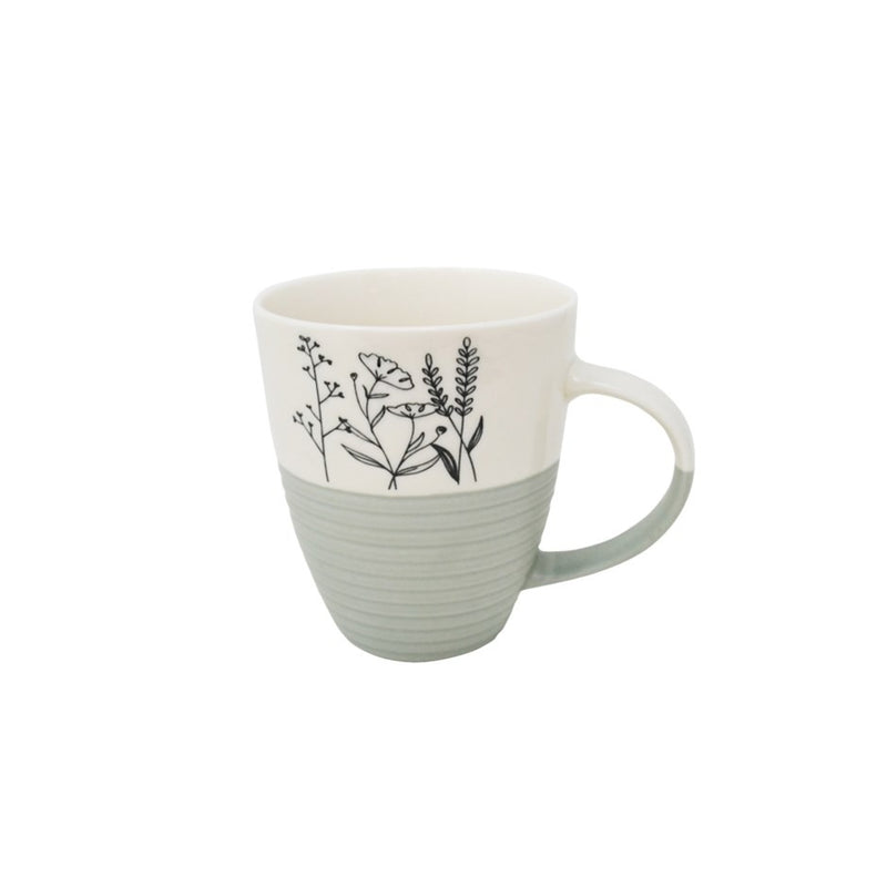 Flowers Mug - Sage 320ml – Drinkware gift Montreal Villeray Urban Palate