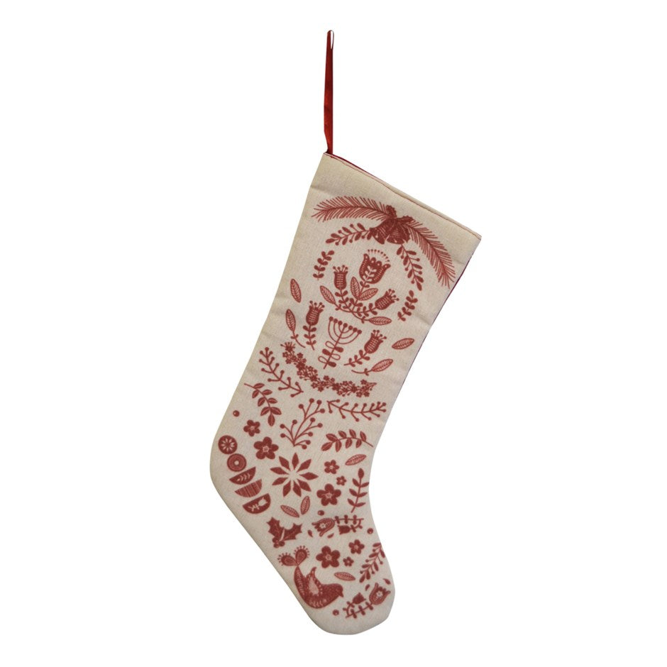 Bas De Noël Vintage Columbia Minerva - Toile Aiguille 18 - Modèle Joy - Neuf
