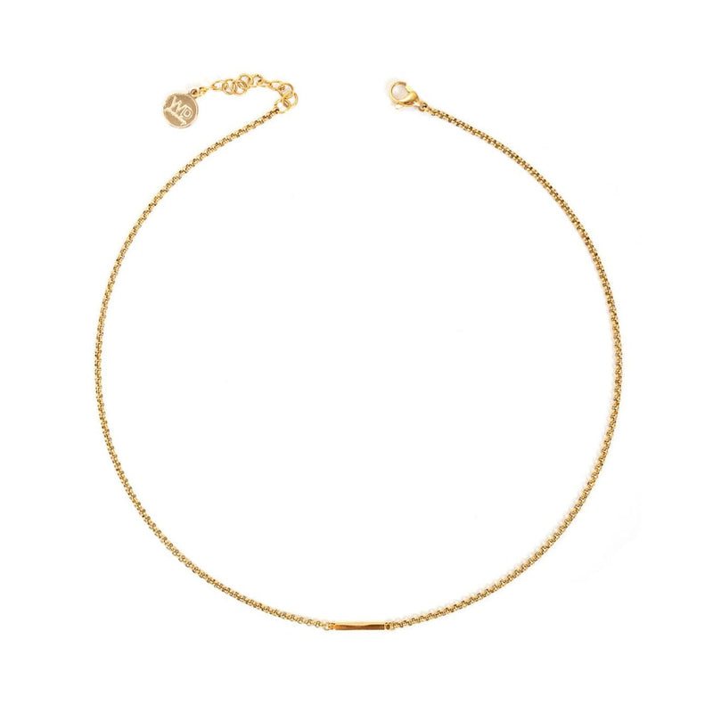 Axelle Gold Short Bar Necklace – Gift Set gift Montreal Villeray Urban Palate