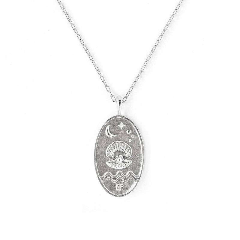Cancer Silver Zodiac Necklace – Gift Set gift Montreal Villeray Urban Palate