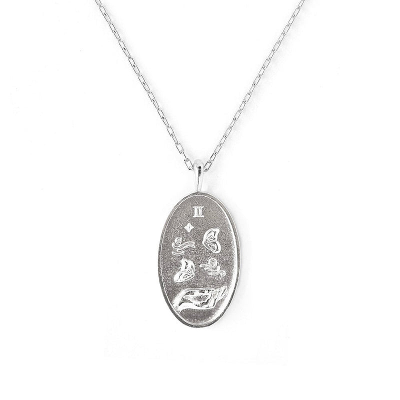 Gemini Silver Zodiac Necklace – Gift Set gift Montreal Villeray Urban Palate