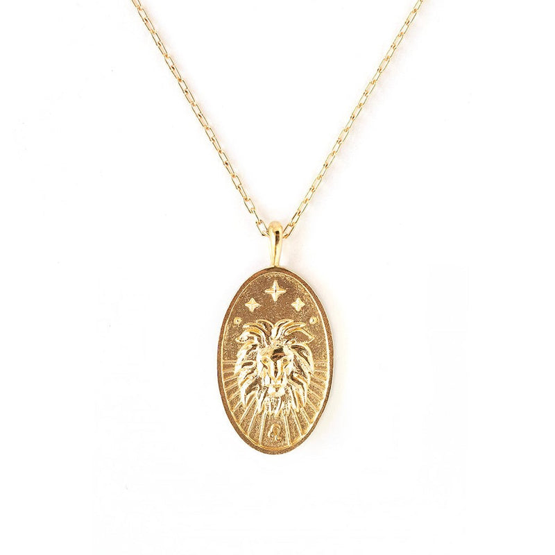 Leo Gold Zodiac Necklace – Gift Set gift Montreal Villeray Urban Palate