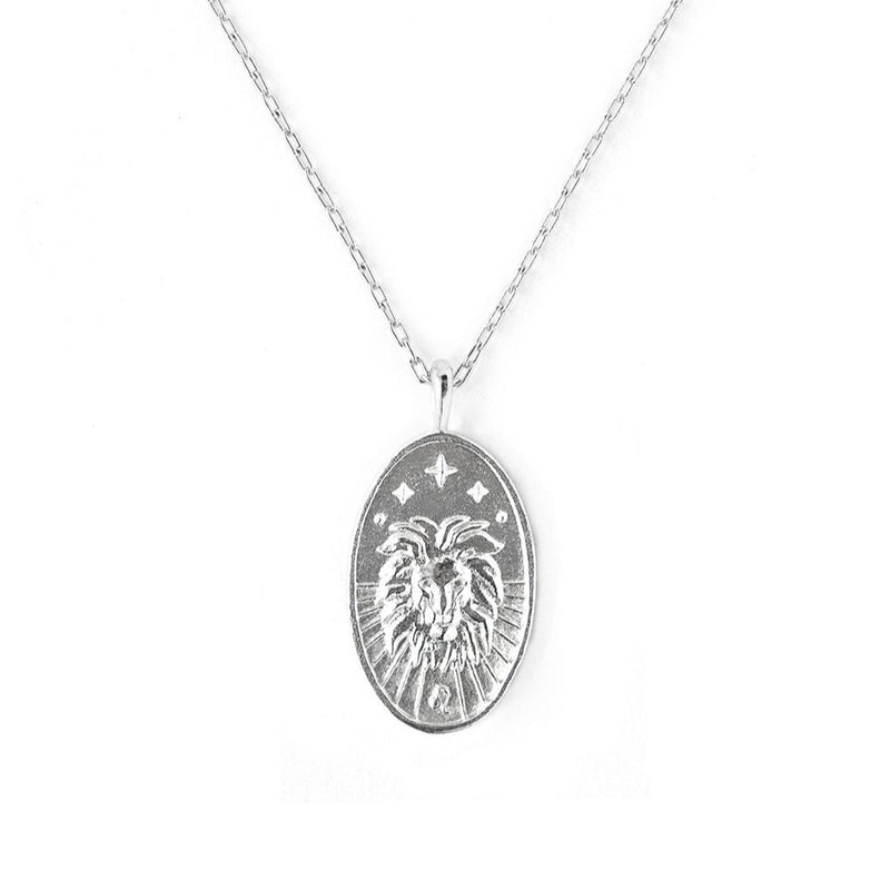 Leo Silver Zodiac Necklace – Gift Set gift Montreal Villeray Urban Palate