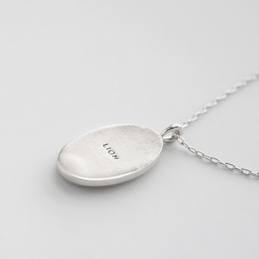 Leo Silver Zodiac Necklace