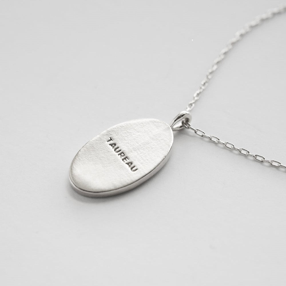 Taurus Silver Zodiac Necklace