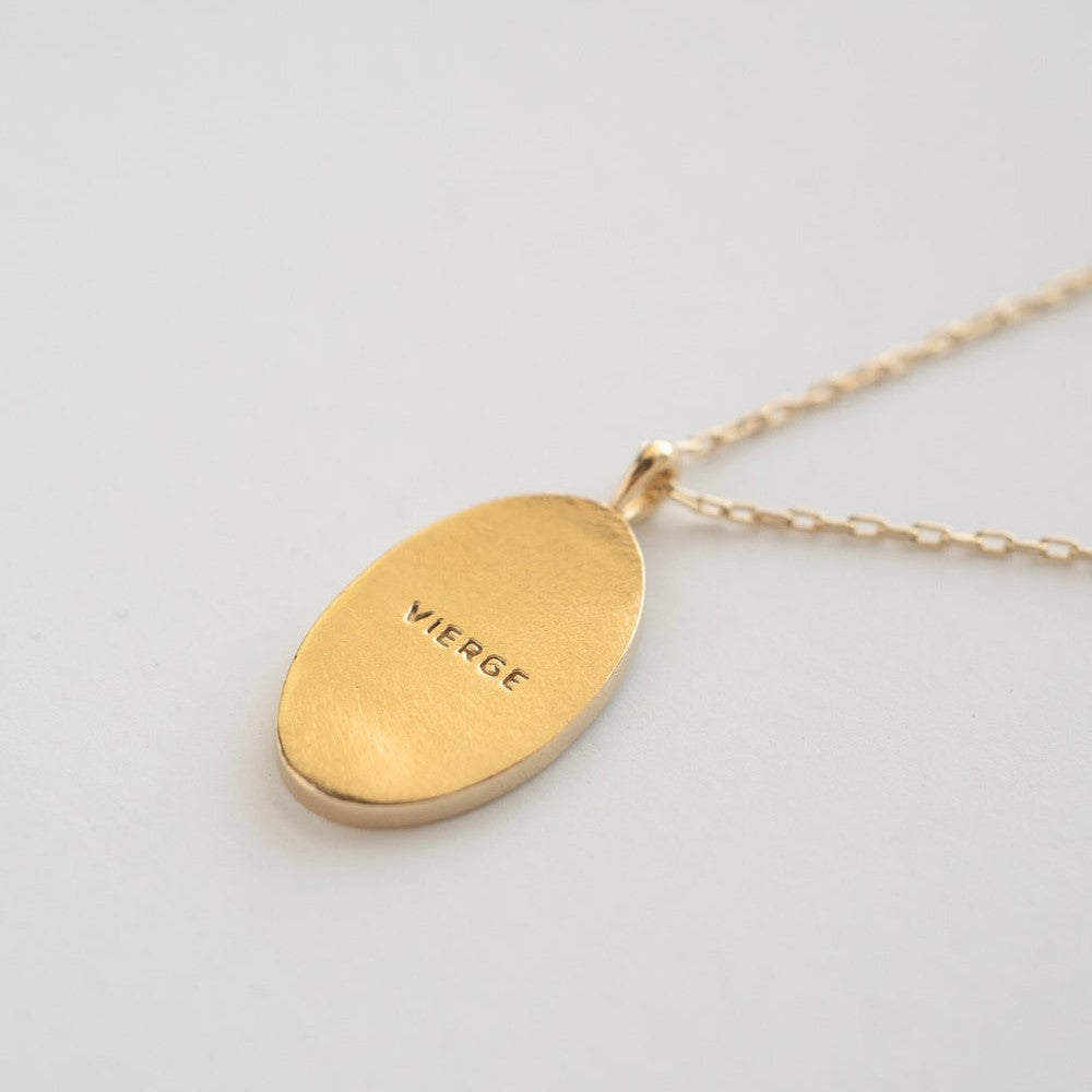 Virgo Gold Zodiac Necklace