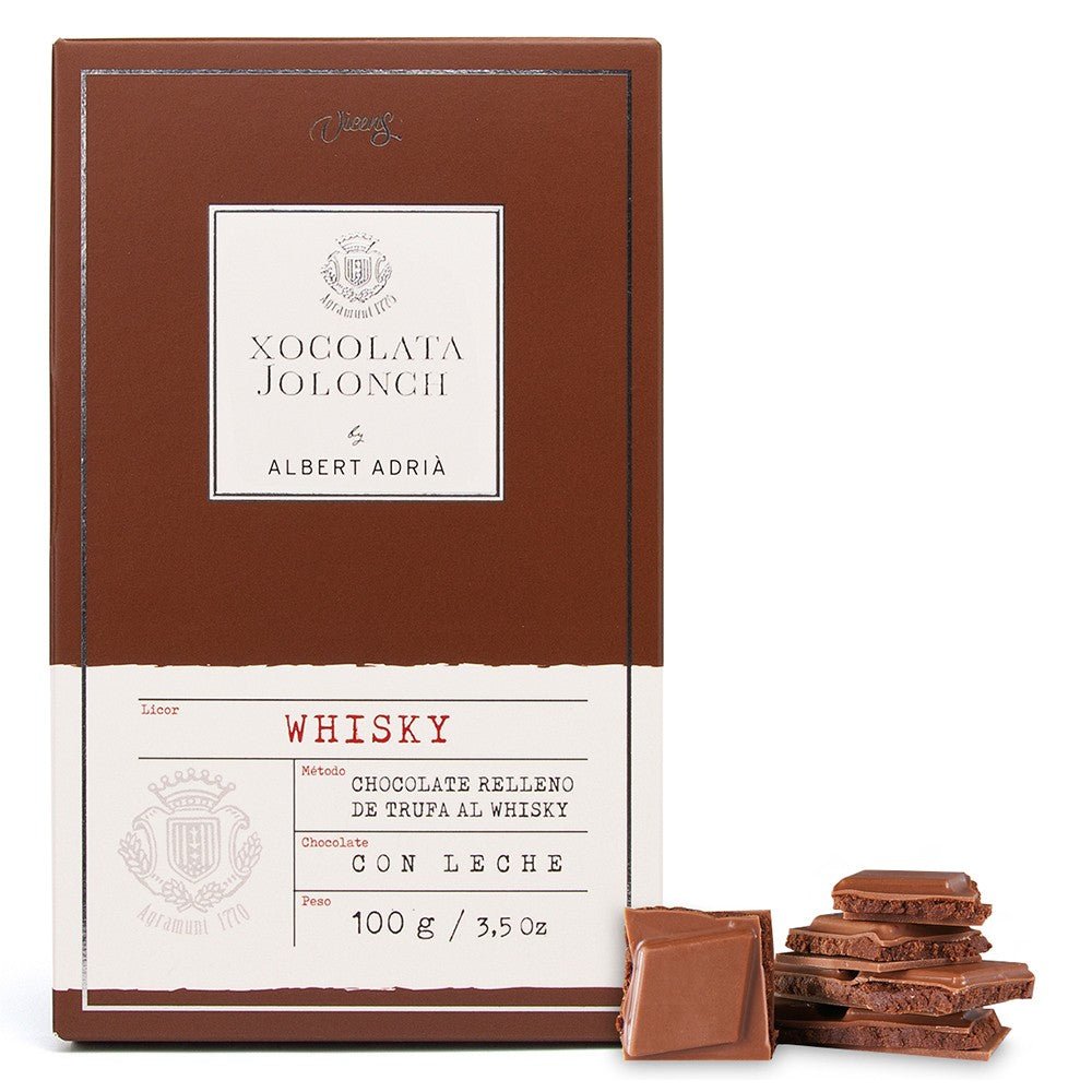 Milk Chocolate with Truffle Whisky by Albert Adrià 100g – Gift Set gift Montreal Villeray Urban Palate
