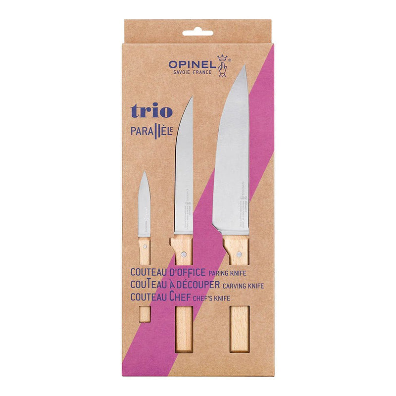 Parallele Trio Chef Knife Set – Tableware gift Montreal Villeray Urban Palate