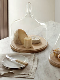 Cloche Dome & Oak Base – Tableware gift Montreal Villeray Urban Palate