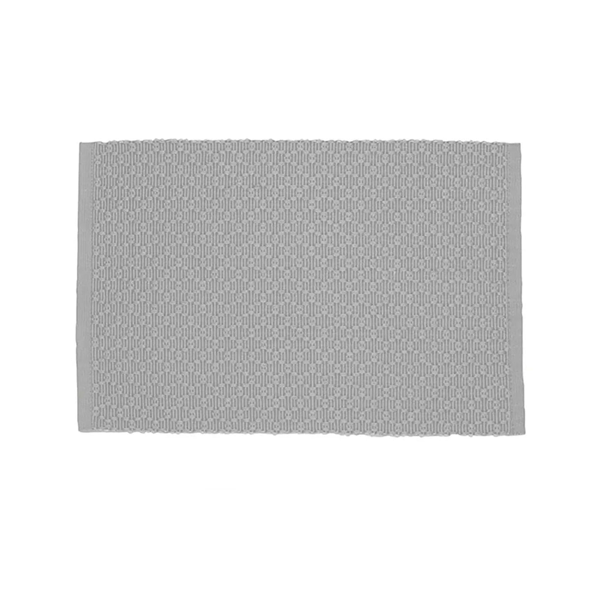Diamond Ribbed Woven Placemat Grey