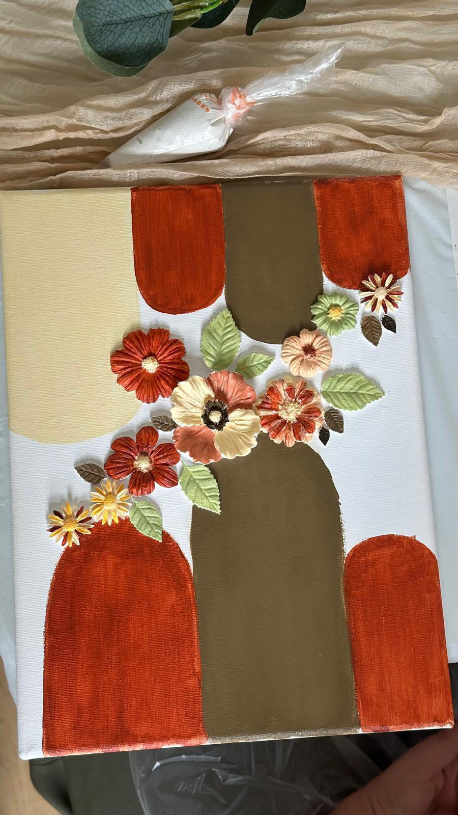Creative Workshop: Textured Canvas Art