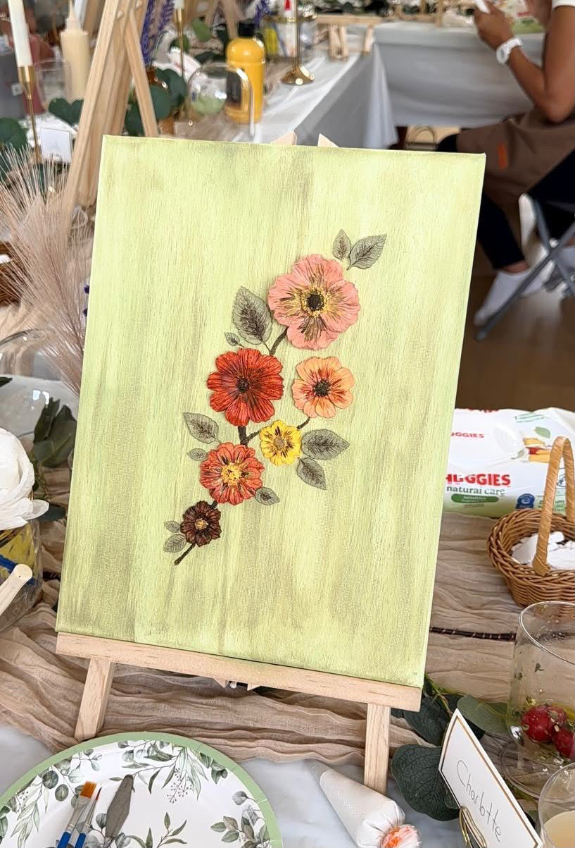 Creative Workshop: Textured Canvas Art