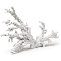 Large Coral Branch White 12 Inch