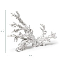 Large Coral Branch White 12 Inch