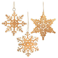 Flat Cutout Snowflake Ornament – Holiday Décor gift Montreal Villeray Urban Palate
