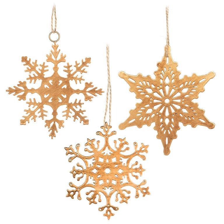 Flat Cutout Snowflake Ornament – Holiday Décor gift Montreal Villeray Urban Palate