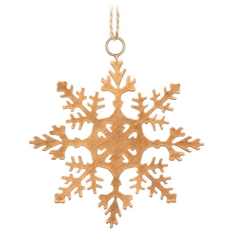 Flat Cutout Snowflake Ornament