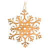Flat Cutout Snowflake Ornament