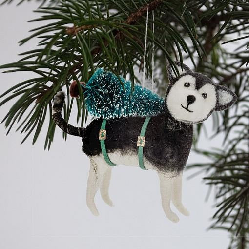 Husky Tree Ornament