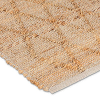 Alfombrilla de Yute Grande con Tejido de Diamantes 20x30"