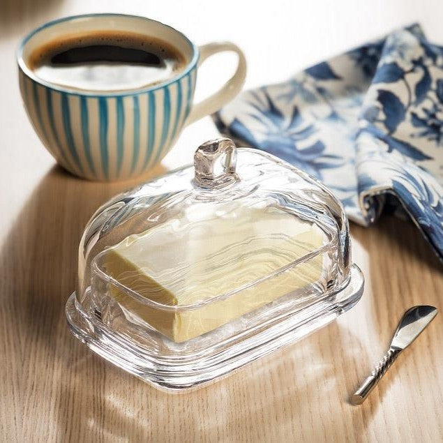 Large Rectangle Covered Butter Dish