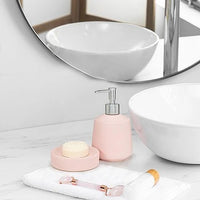 Jabonera redonda mate de 4 pulgadas