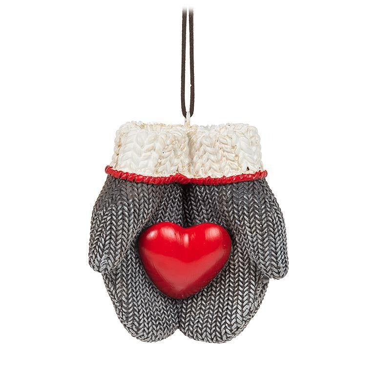 Mittens with Heart Ornament – Holiday Décor gift Montreal Villeray Urban Palate