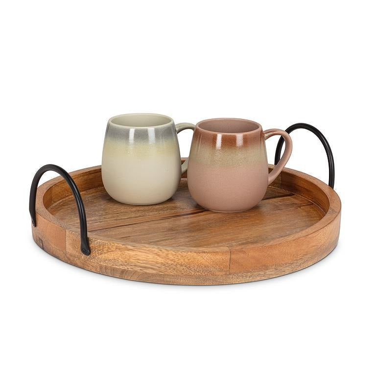 Medium Round Tray with Handles