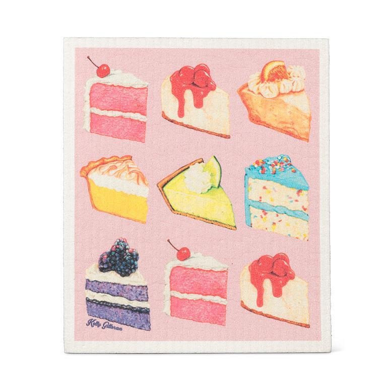 Paño de cocina sueco - Rebanadas de pastel
