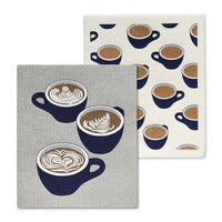 Éponges suédoises - Tasses à café - Lot de 2