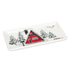 Winter Cabins Rectangle Platter – Holiday Décor gift Montreal Villeray Urban Palate