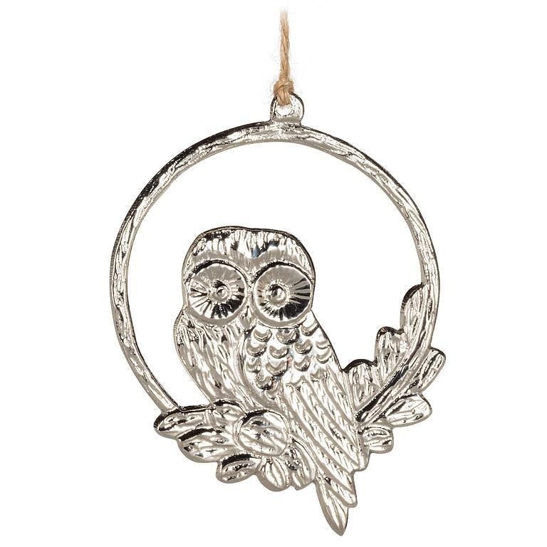 Simple Flat Owl Ornament – Holiday Décor gift Montreal Villeray Urban Palate