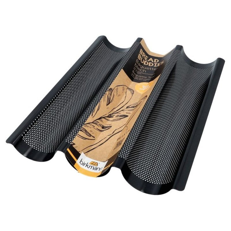 Bread Buddies Baguette Tray Perforated, Non-Stick, Makes 3
