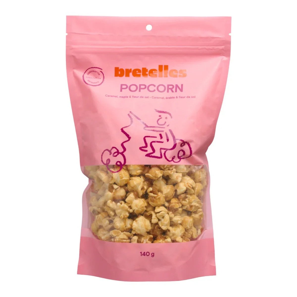 Palomitas de caramelo, arce y flor de sal 140g