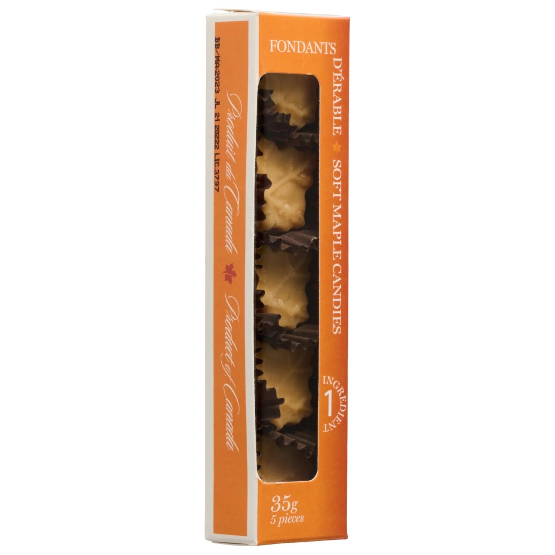 Soft Maple Candies - Box of 5 - 35g